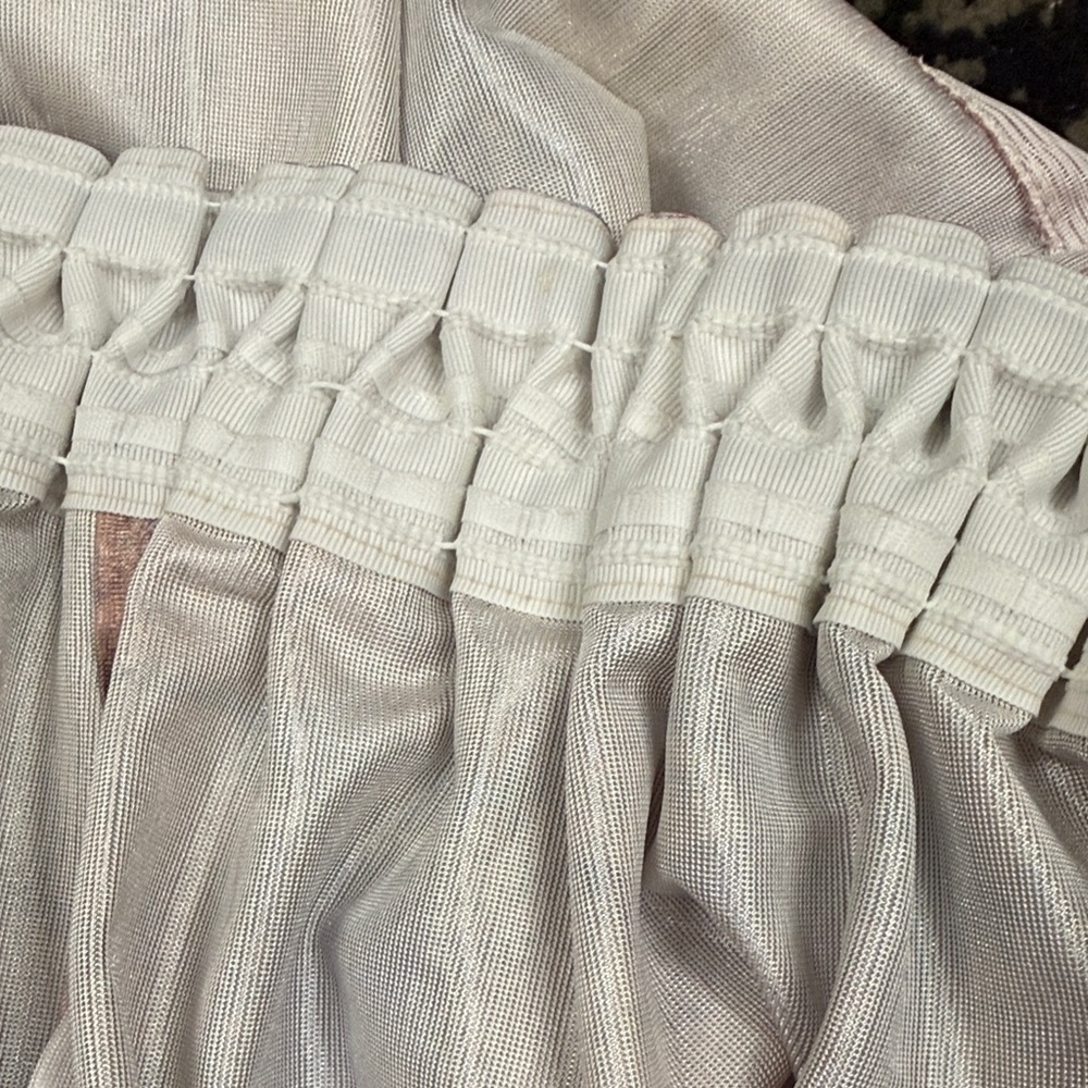 Pastel Metallic Pink and Purple Window Valance - Picture 9 of 9